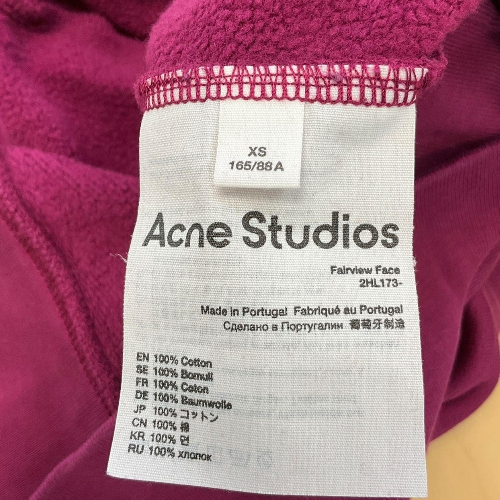 Acne Studios Face Patch Oversized Crew Neck Sweat… - image 5